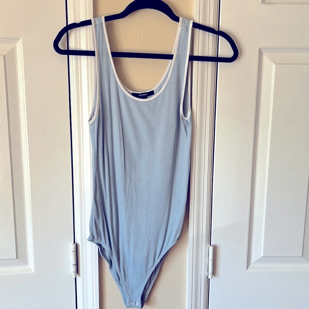 Forever 21 Blue Bodysuit Medium
